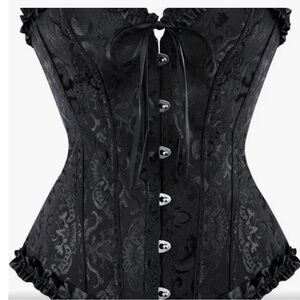 Elegant Black Lace Corset